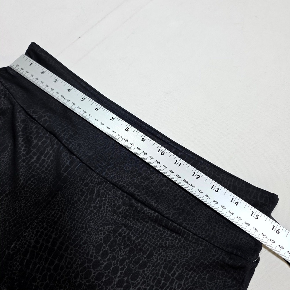 No Boundaries Flare Pants Womens XL 15-17 Black Snakeskin Print Bell Bottoms Y2K - Picture 5 of 9